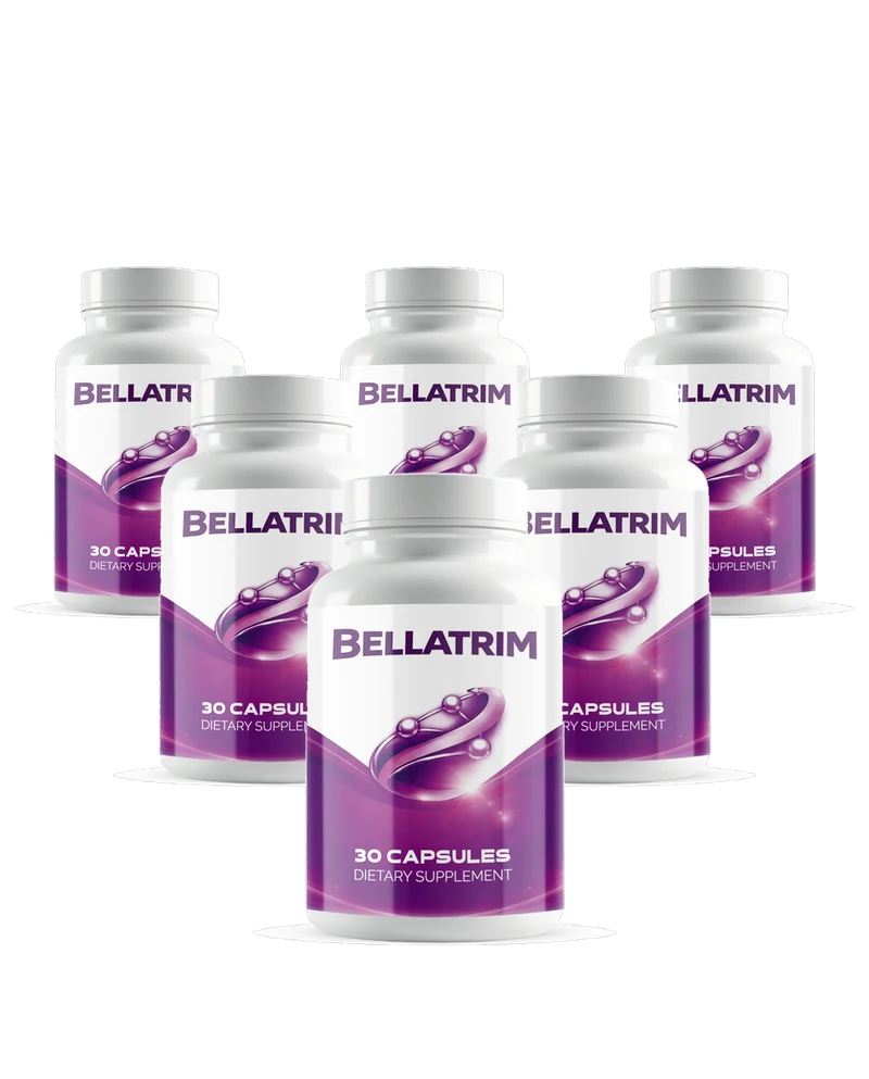 BellaTrim thermogenic — multi-bottle kit (product photography)